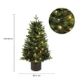 thumbnail image 1 of Árboles con Luces Holiday Time 106 cm de alto con Maceta Metálica, 1 of 4