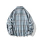 thumbnail image 3 of Blusa y camisa de manga larga con cuello vuelto para hombre, moda versátil, ocio, botones, bolsillo, camisa de manga larga con cuello vuelto, abrigo de poliéster para hombre, 3 of 3