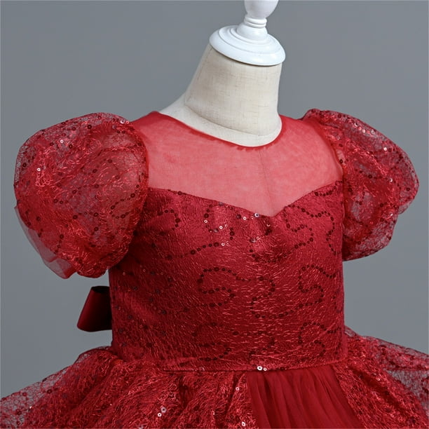 NAISIBABY Girls Formal Pageant Dress, Embroidery Mesh Wedding Birthday Dress Ruffled Lace Bubble Sleeve Prom Maxi Dress Wine 8T - Walmart Business Supplies NAISIBABY Girls Formal Pageant Dress, Embroidery Mesh Wedding Birthday Dress Ruffled Lace Bubble Sleeve Prom Maxi Dress Wine 8T - Walmart Business Supplies