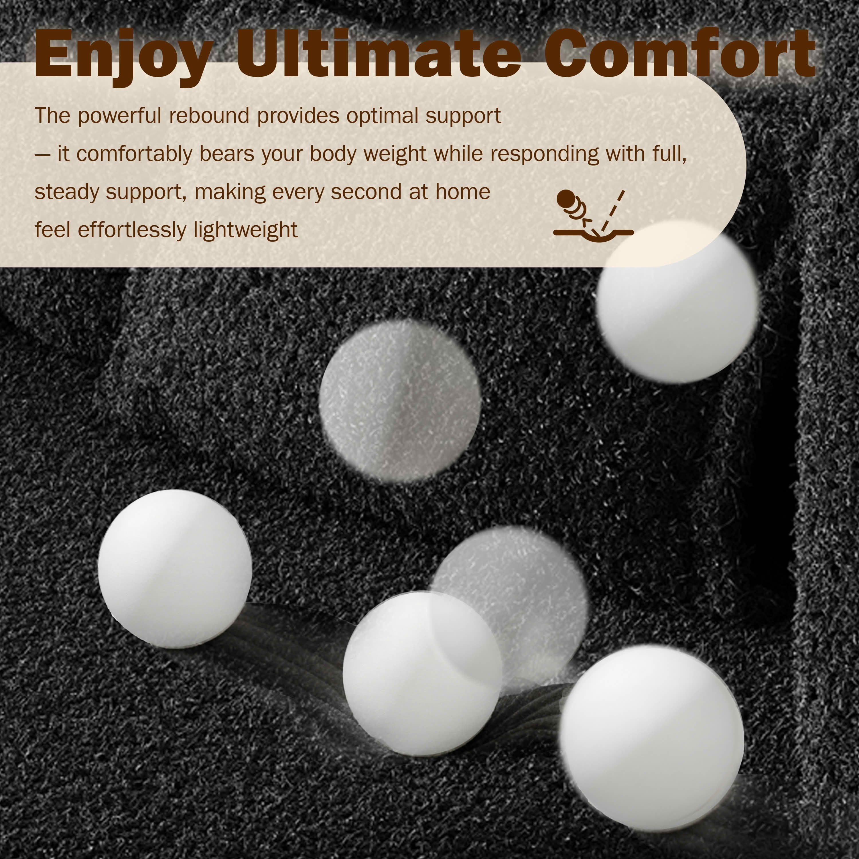 MAYEERTY Twin Sherpa Fleece Foldable Foam Floor Sofa Bed, Zero Assembly Vacuum Compressed Sleeper with 2 Pillows