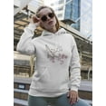 thumbnail image 2 of Beautiful Pink Flowers On Branch Hoodie Women -GoatDeals Designs, Female Small, 2 of 4