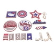 thumbnail image 3 of YUMILI Independence Day Wooden Decoration - Beautifully Designed Vibrant Colour Sturdy Patriotic Tray Decoration 4th of July Tray Wooden Ornament(8), 3 of 8