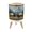 Color 4, variant on Small Trash Can with Lid Autumn Landscape Deer by Tranquil River Birds Hunting 1.8 Gallon Dog Proof Trash Can Round Garbage Can Waste Bin Wastebasket for Bathroom Bedroom Living Room