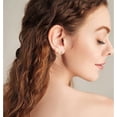 thumbnail image 2 of Cute Star Helix Climber Crawler Earrings Sterling Silver 925 Lucky Star Cartilage Wrap Cuffs Earring Screw Ball Ear Studs Dainty Jewelry Gifts for Women, 2 of 5