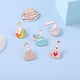 thumbnail image 5 of 5x lindo químico vaso de precipitados broches esmaltados insignias Pin divertido aleación moda ciencia novedad adornos chaquetas joyería decor Sunnimix Broches de vaso químico, 5 of 8