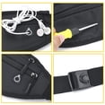 thumbnail image 4 of Riñonera para correr con teléfono móvil de hasta 7 pulgadas para mujeres, hombres, niños y niñas, resistente al agua, para deportes, correr, trotar, fitness, ciclismo y deportes, 4 of 5