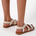 thumbnail image 6 of Clearance VerPetridure Women's Sandals Summer Casual Sandals Casual Footwear Solid Color Women's Sandals Summer Casual Sandals, 6 of 7