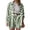 shorts set 47#Green, variant on Womens Shorts Set Summer Striped Print Button Front Shirts and Drawstring High Waist Shorts Casual Holiday Outdoor Clothing Sets
