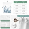 thumbnail image 6 of Blue Spring Floral Tie Up Curtains for Windows, Adjustable Balloon Window Shades, Watercolor Elegant Pastoral Flowers Kitchen Window Treatments Adjustable Roll Up Curtain for Basement/Nursery 52"x45", 6 of 8
