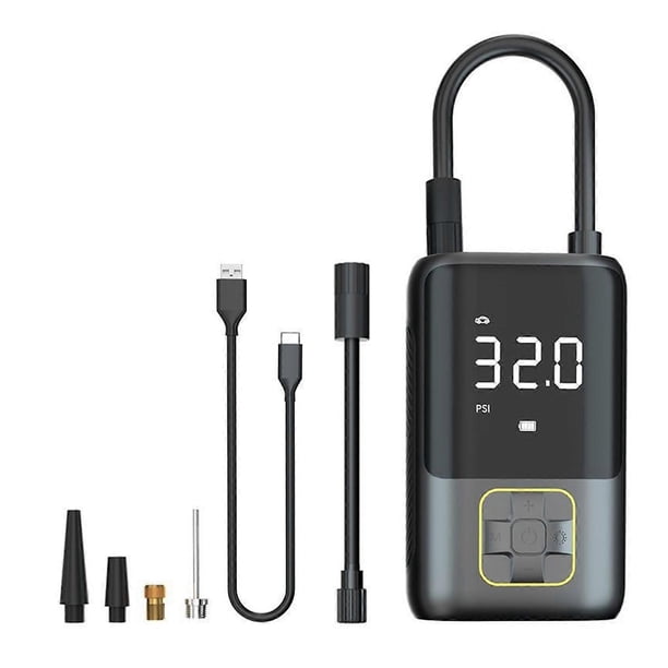 Universal Tire Inflator for Car Bike Motorcycle Balls Digital Air Compressor Pumps with Power Banks Function Portable