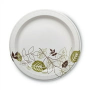 Dixie Ultra® Pathways Heavyweight Paper Plates By Gp Pro - 125 / Pack - Microwave Safe - White - Paper Body - 4 / Carton