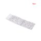 thumbnail image 1 of 50pcs Servilletero Hogar Comedor Restaurante Servilletero de plástico brillante de cristal de 8 filas, Plata Inevent HA001553-01, 1 of 2