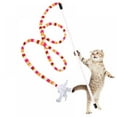 thumbnail image 1 of CNKOO Interactive Cat Training Toys Tease Cat Wand Toy with Feather Head and Bells, 1 of 7