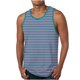 thumbnail image 1 of Tanques para Hombre para el Verano Solto Chaleco Raya Impresión Deporte Cuello Redondo Superior, 1 of 5