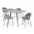 thumbnail image 1 of Aspen 5-Piece Counter Set, Grey, 1 of 5