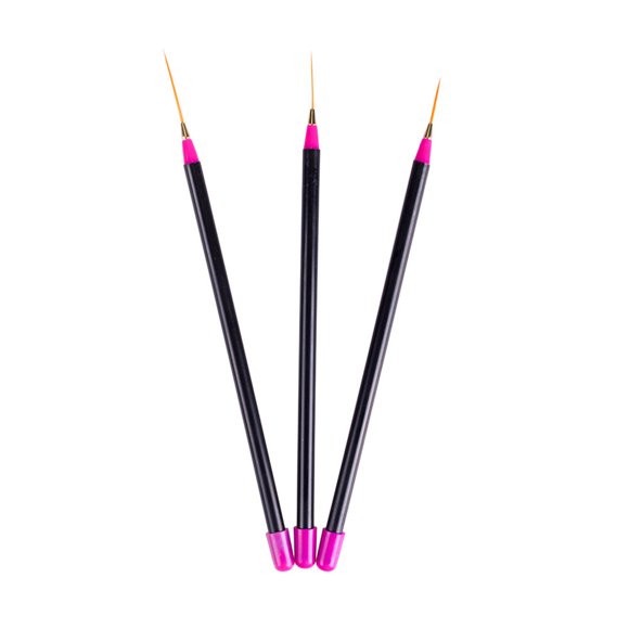 MasteelfCA 3PCS Dotting Painting Drawing Liner Polish Brush Tool Nail Art Pen Brush Pen Tools Striping Liner Salon Tool