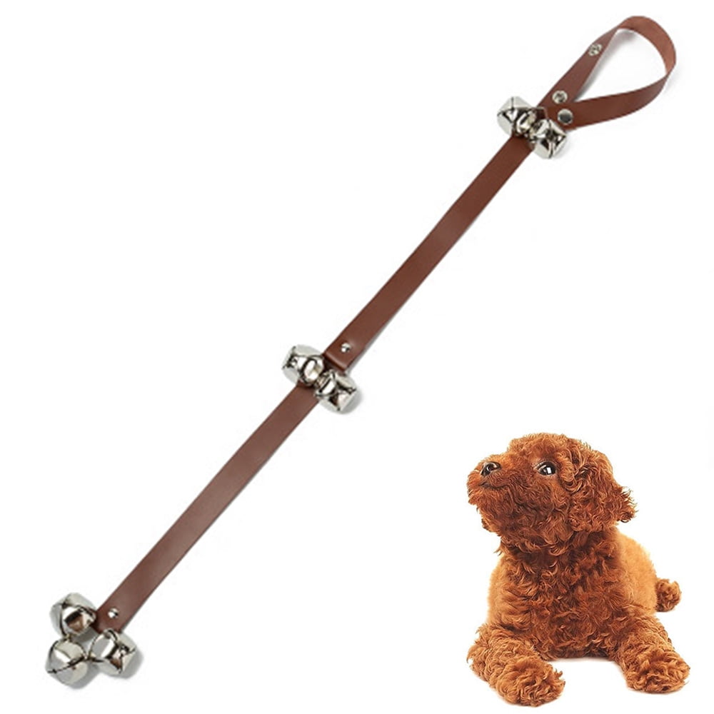 Dog Bells for Potty Training Door Hanging Leather Sleigh Bell for