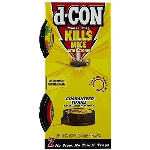 d-CON No View No Touch Traps for Rodents (Pack of 5)