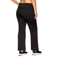 thumbnail image 3 of RBX Active Women's Plus Size Fleece Lined Bootcut Pant Flare Legging with Zipper Pockets, 3 of 6