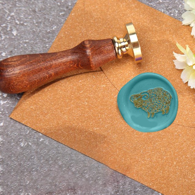 Estampilla 100x Star Retro Sealing Wax Bead Fire Painting Grano para sello (Azul agua) Wdftyju Libre de BPA