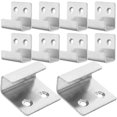thumbnail image 1 of MERRYHAPY 10Ud Para Colgar Azulejos Con Soporte Pesado De Acero Inoxidable Color Plata, 1 of 6