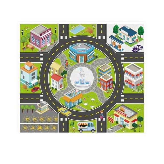 Kayannuo Back to School Toys Kids Foldable Play Outdoor Activity Mat Baby Children Crawl Playmat Waterproof