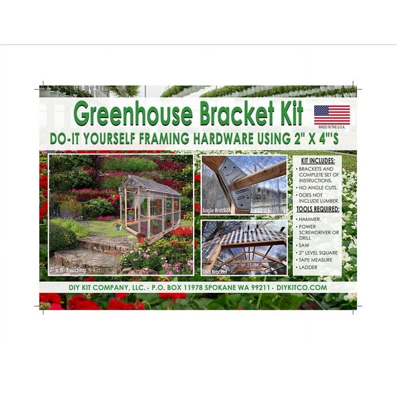 DIY Kit Company, LLC The Original Greenhouse Bracket Kit Greenhouse