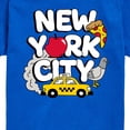 thumbnail image 3 of Instant Message - New York City Collage  - Toddler & Youth Short Sleeve Graphic T-Shirt, 3 of 6