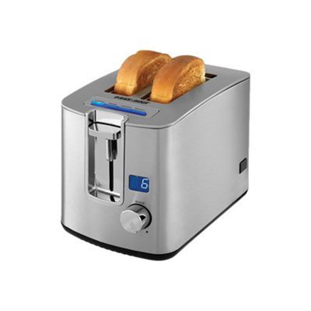 Black & Decker TR1280S Toaster 2 slice brushed stainless steel