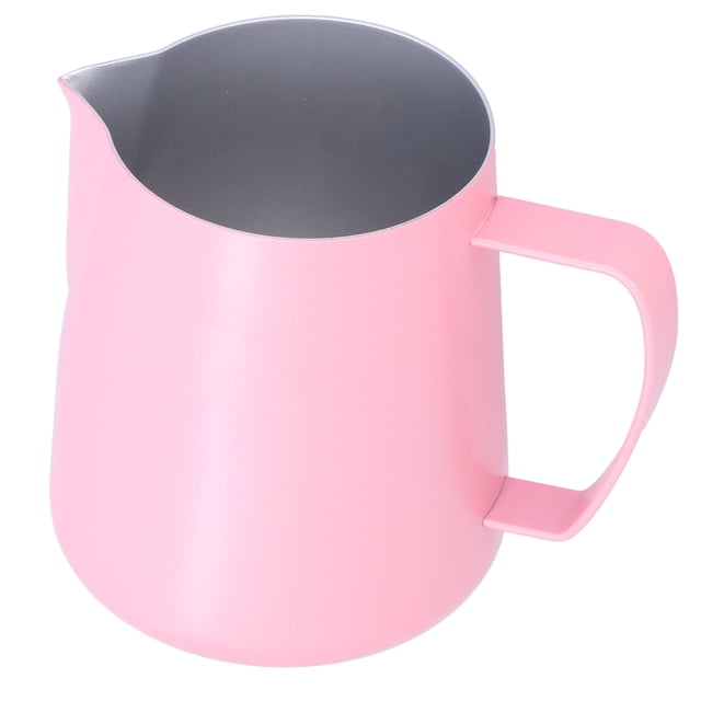 Jarra de café, jarra de café de 400 ml, jarra elegante de Latte Art, taza para espuma, instalación sin esfuerzo