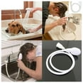 Single Wide Tap Bath Sink Shower Head Spray Hose Push On Mixer