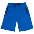 thumbnail image 5 of BIG ELEPHANT Boy's Athletic Shorts with Zipper Pockets and Drawsting, Youth Boys Casual Shorts, 3-Pack, Sizes: 7-17Y, 5 of 9