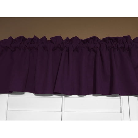 - Solid Poplin Window Valance 58