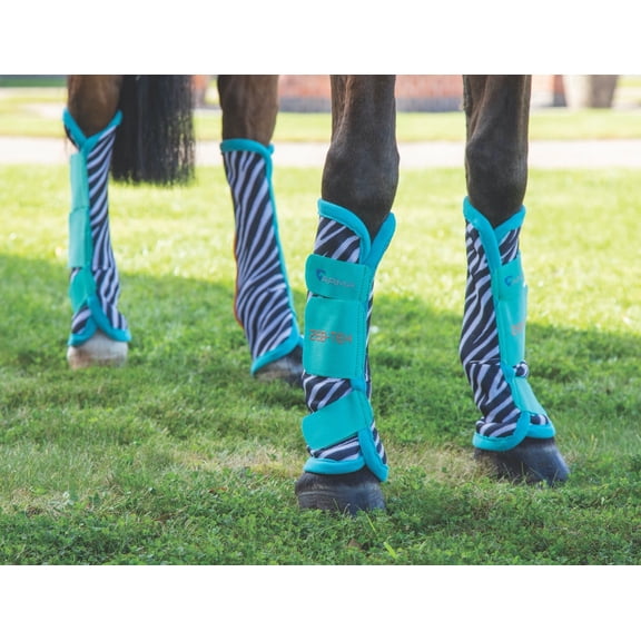 Shires ZEB-TEK Fly Boots (Zebra, Pony)