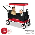 thumbnail image 3 of Radio Flyer All-Terrain Kid & Cargo Push Folding Wagon, Air Tires, 3 of 18