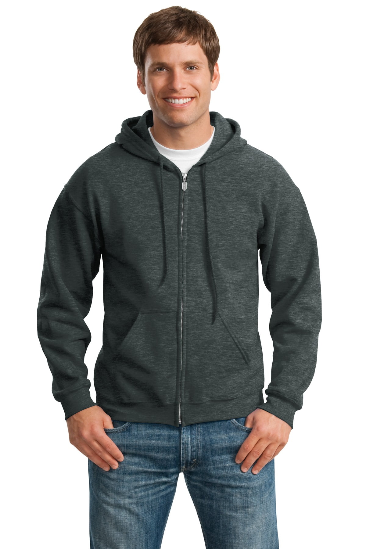 gildan heavy blend full zip hooded sweatshirt