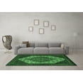 thumbnail image 3 of Ahgly Company Indoor Square Persian Emerald Green Traditional Area Rugs, 6' Square, 3 of 4