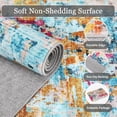 thumbnail image 2 of Twister.CK Washable Abstract Area Rug, 2' x 6' Boho Living Room Bedroom Rug Modern Non-Slip Non-Shedding Low Pile Throw Rug for Dining Room Home, Milticolor, 2 of 5
