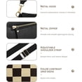 thumbnail image 4 of LHSHIDU 2 Pcs Checkered Crossbody Bags for Women Bum Bag Checkered Cross Body Sling Backpack Satchels Shoulder Wallet Purses, 4 of 7