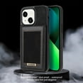 thumbnail image 6 of SaniMore for iPhone 14 6.1" Magnetic Wallet Case, PU Leather Case with Card Slot & Multi-Angle Kickstand Shockproof Protective Case for iPhone 14 Women Men, Black, 6 of 7
