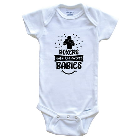 

Boxers Make The Cutest Babies Funny Boxing One Piece Baby Bodysuit