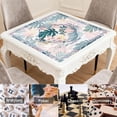 thumbnail image 6 of Flowers Mahjong Mat with Rules, 31.5*31.5in Anti Slip American Mahjong Mat for Table, Noise Reduction, Neoprene Mah jongg Mats with Carrying Bag & 3 Dices, Mahjong Set Gift, Board Tile Games Mats, 6 of 7