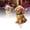 Style C, variant on Christmas Dog Yard Stakes With LED Light String, Wooden Puppy Card Garden Decor, Festive Outdoor Lawn Ornament For Holiday Yard