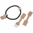 thumbnail image 5 of 500Pcs Quadrate Blank Brown Paper Price Tag Labels Jewelry Display Cards Labels Ring Sticker Hangtags 6x1.2cm, 5 of 7