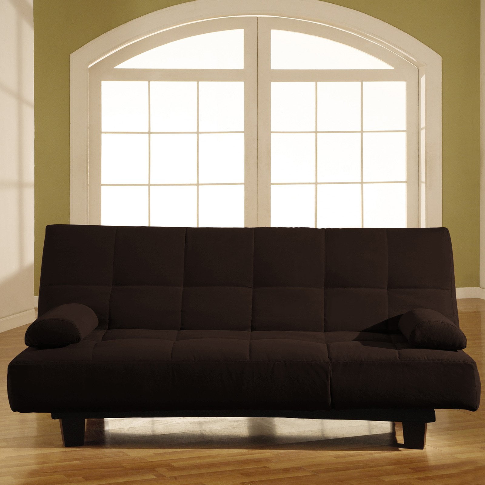Serta Sophia Convertible Sofa Java Walmart Com