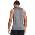 thumbnail image 2 of Camiseta sin mangas Under Armour Tech para hombre Castlerock/Black Talla LT, 2 of 2