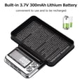 thumbnail image 3 of Rechargeable Digital Pocket Scale Jewelry Electronic Scale Mini Scale USB Power Supply Scale 2-inch LCD, 3 of 8