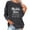 Gray, variant on JGGSPWM I M the Middle Sister I M the R Eason We Have Rules Blouse Long Sleeve Tunic Crewneck Regular Fit Tshirt Womens Tops Spring Pullover Letter Print Casual Tee Shirts Black XXL