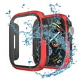 thumbnail image 6 of Fit for Apple Watch Series 6/5/4/SE 44mm Case Bumper with Screen Protector, [Matte Metal Aluminum Bezel][Soft TPU Bumper] Anti-Scratch & Military-Grade Cover for iWatch Series 6/5/4/SE 44mm,Red, 6 of 10