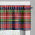 thumbnail image 5 of Ambesonne Plaid Valance & Curtain, Caledonia Scottish Style, 55"x36", Burnt Sienna Green, 5 of 7